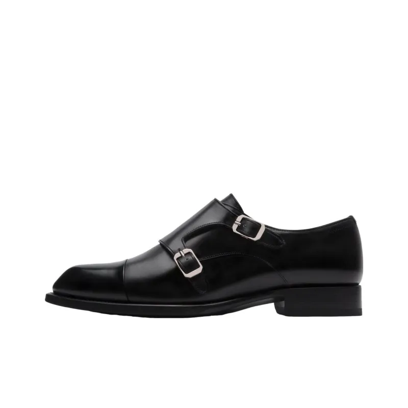 Brioni Dress Shoes Men Low-Top Black-0