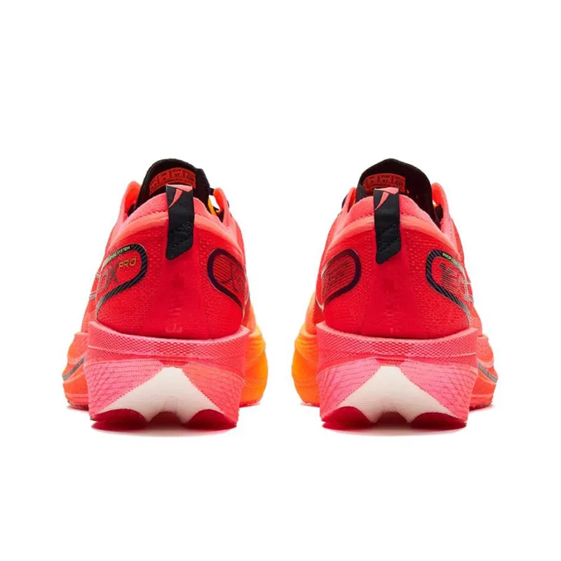 XTEP 160X 5.0 PRO Cushioning Wear Resistant Low Top Running Shoes Women's Orange Red-4