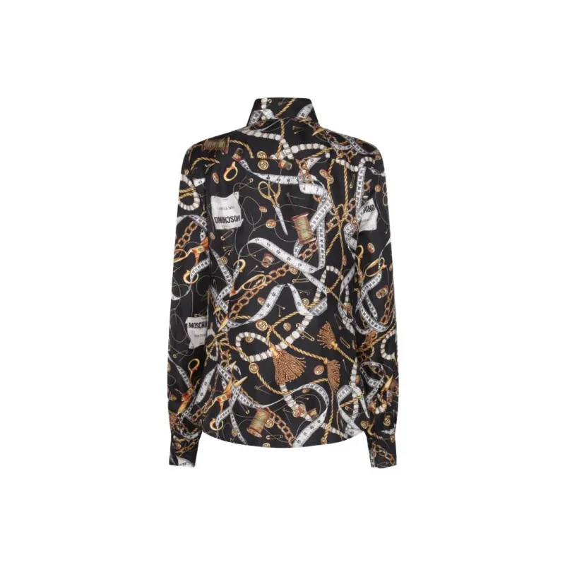 MOSCHINO Bridle Printed Buttoned Shirt-1