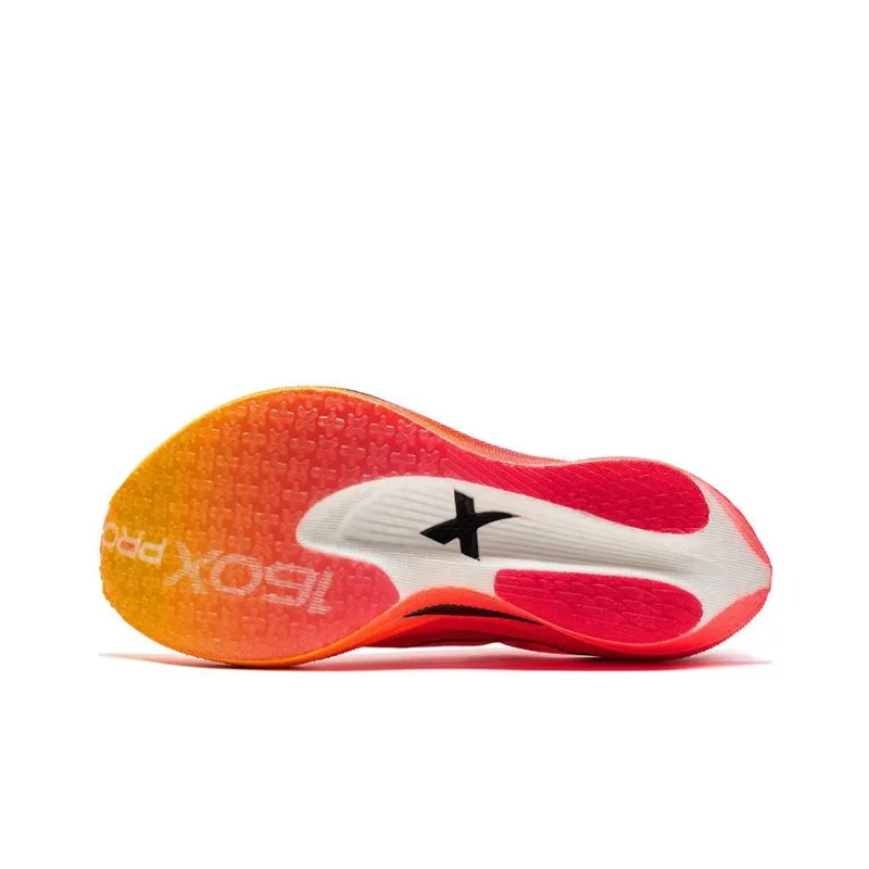 XTEP 160X 5.0 PRO Cushioning Wear Resistant Low Top Running Shoes Women's Orange Red-5