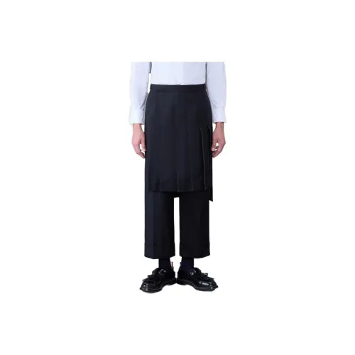 THOM BROWNE FW23 Early Autumn Collection Casual Pants Men Black