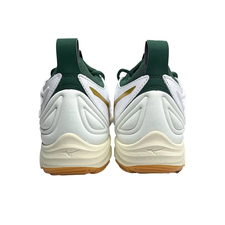 Mizuno Wave Momentum 3 'White Green Gold'-3