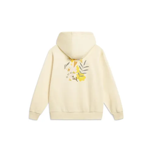 LINING Sports Life Collection Sweatshirts Women's Sponge Cake Yellow