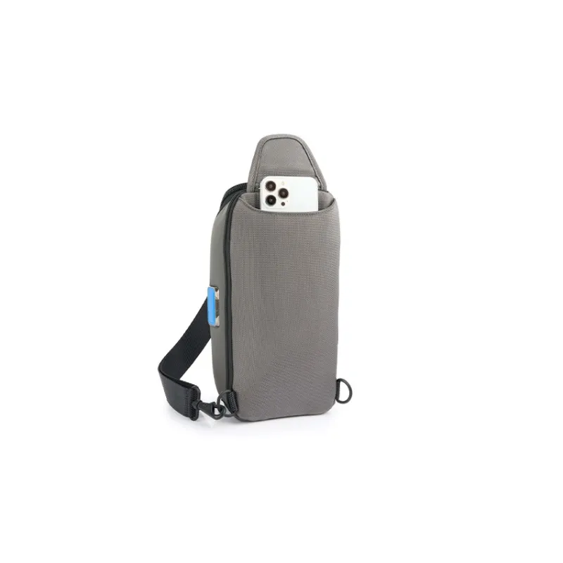 TUMI Nylon Sling Bag Shoulder Bag Men's Gray Blue-3