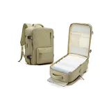 Khaki[with Wet-Dry Separation Pocket+Independent Shoe Compartment]