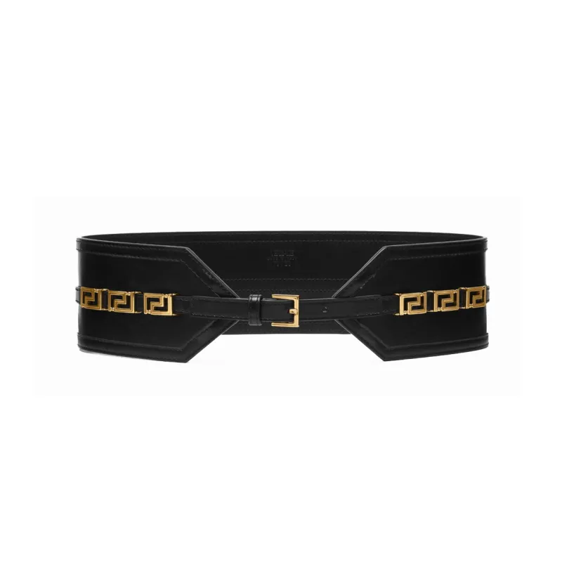 VERSACE Greca Goddess Buckle Fastened Belt-0