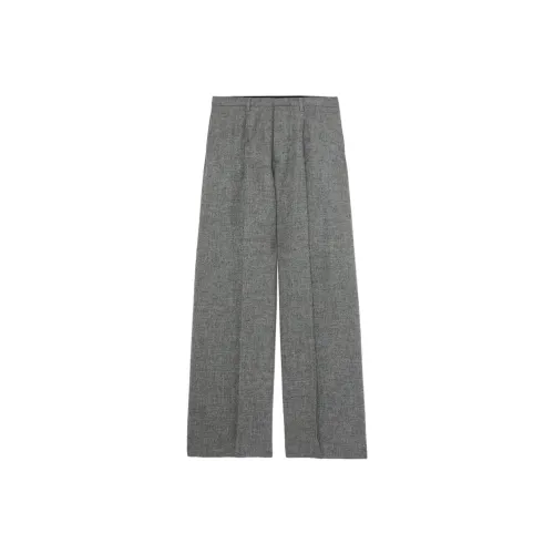 R13 Inverted Wool Wide-leg Trousers