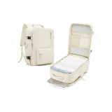 Ecru[with Wet-Dry Separation Pocket+Independent Shoe Compartment]
