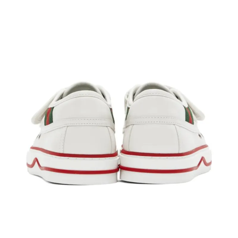 GUCCI Tennis 1977 Low Top Stylish Skateboarding Shoes Men's White-3