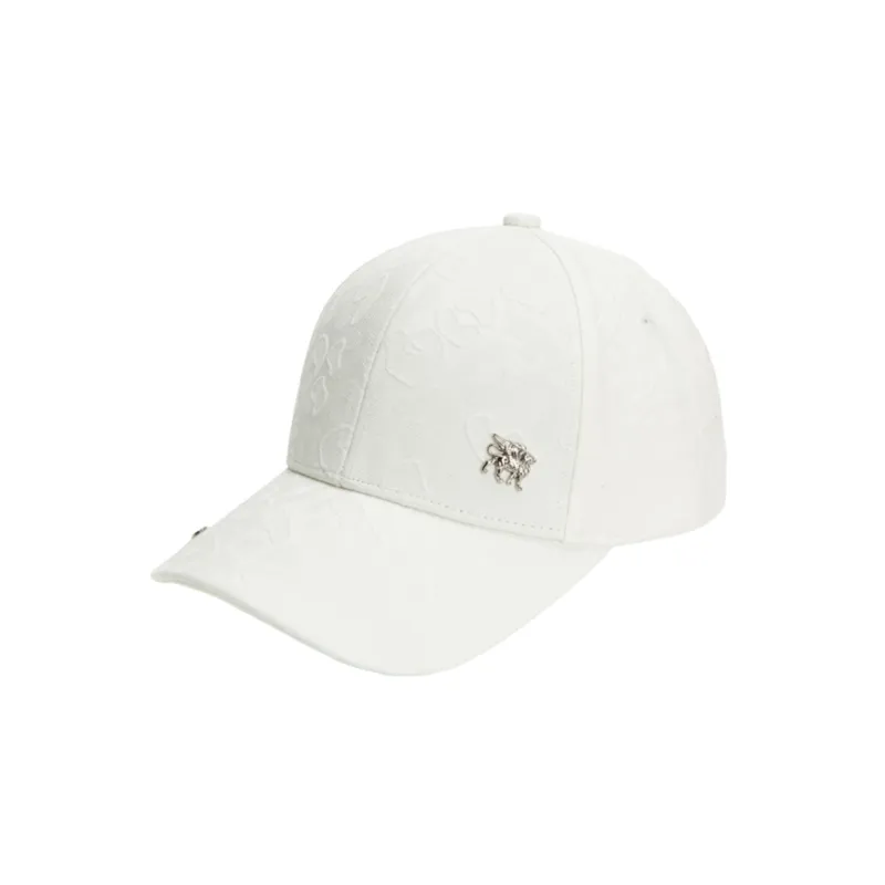 RARE Cotton Baseball Caps Unisex White-0