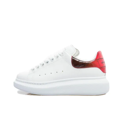 Alexander McQueen Oversized White Welsh Red Women's
