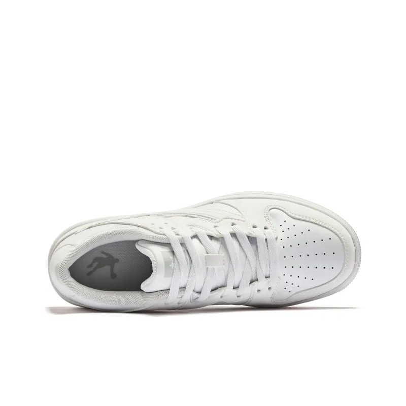 QIAODAN Skateboard Shoes Women's Low Top Jordan White-2