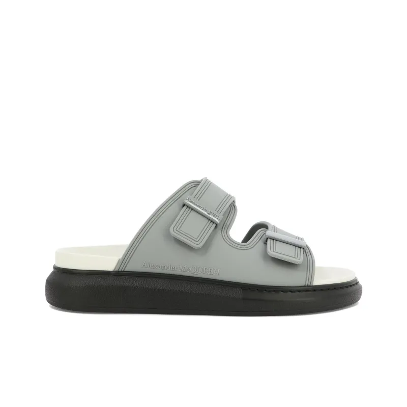 Alexander McQueen Hybrid Slip Resistant Slide Slippers Men's Gray-1