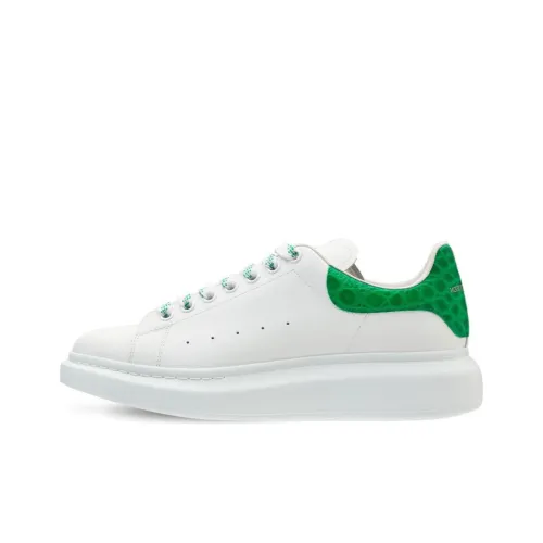 Alexander McQueen Skateboard Shoes Men Low-Top White/Green