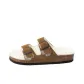 Yellow Brown Suede+White Fleece-Lined