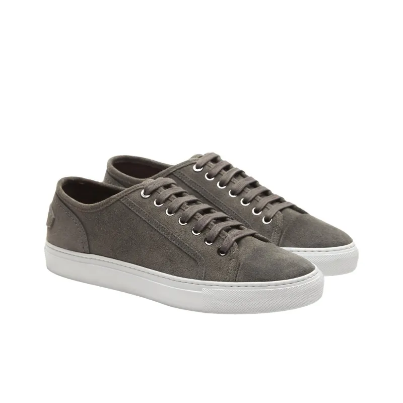BRIONI Primavera Low-Top Skateboard Shoes Men's Gray-2