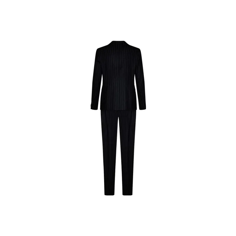 TONELLO Business Suits Men Black-2