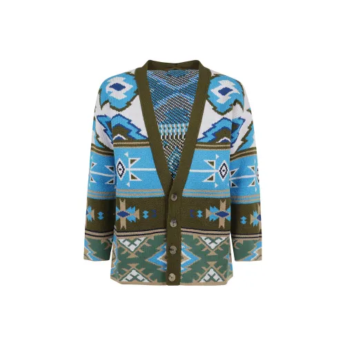 Alanui Graphic-print Knitted Cardigan