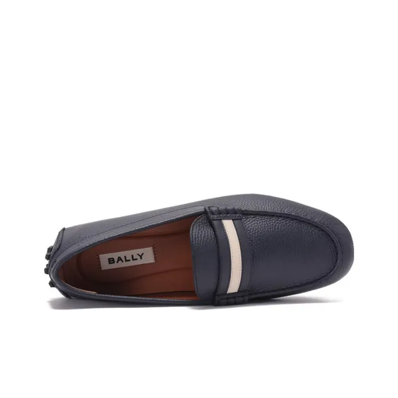 BALLY Kerbs Drivers Leather Loafers-4