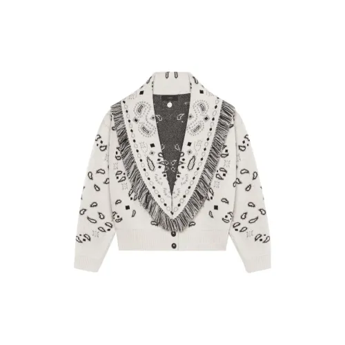 Alanui Bandana Jacquard Cropped Cardigan