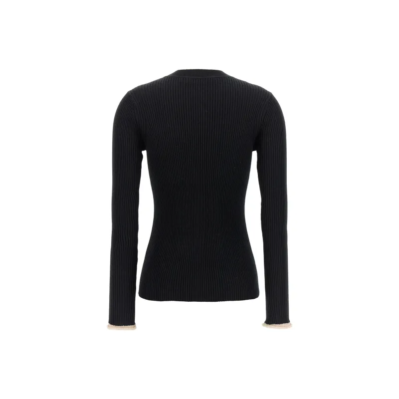 PROENZA SCHOULER Crewneck Ribbed Sweater-1