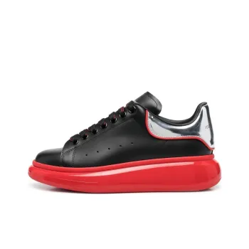 Alexander McQueen Oversized Sneaker 'Black Silver Lust Red'