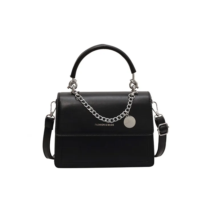JANE KLAIN PU Small Square Bag Crossbody Handbag Regular Women's White/Black-9