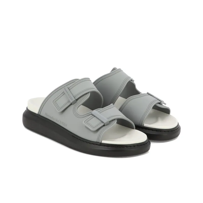 Alexander McQueen Hybrid Slip Resistant Slide Slippers Men's Gray-2