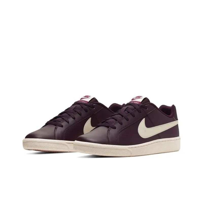 Nike Court Royale Slip-Resistant Low-Top Skateboard Shoes Men's Burgundy-2