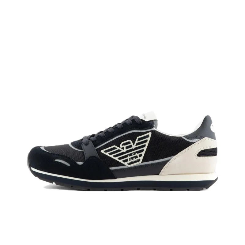 EMPORIO ARMANI Low Top Casual Shoes Men's Navy-0