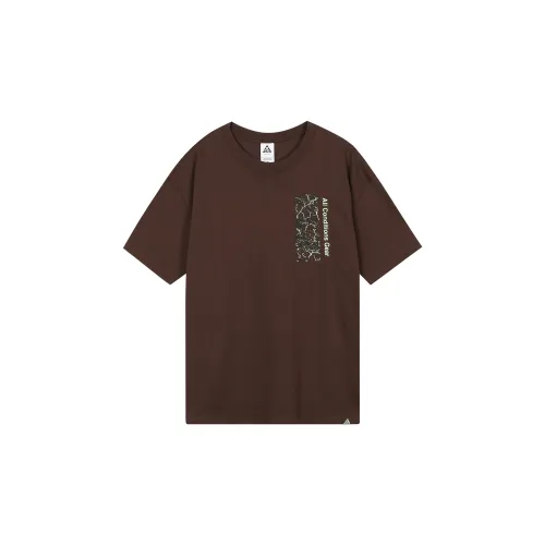 Nike ACG T-Shirts Men Earth Brown