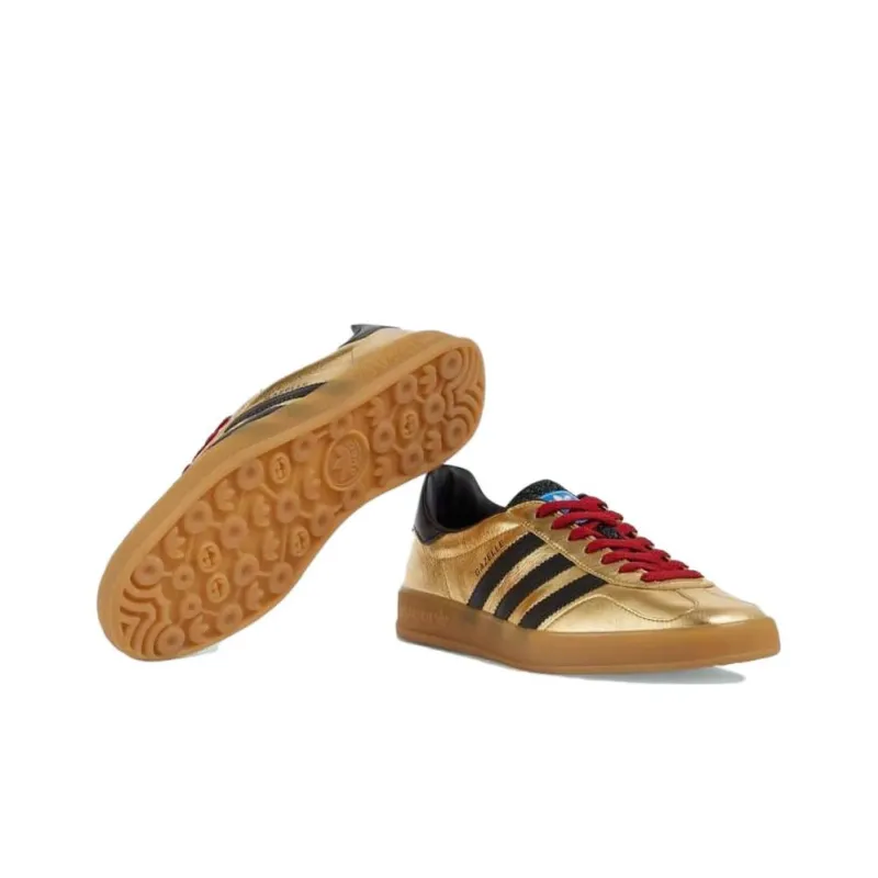 GUCCI Adidas X GUCCI Gazelle 'Metallic Gold'-4