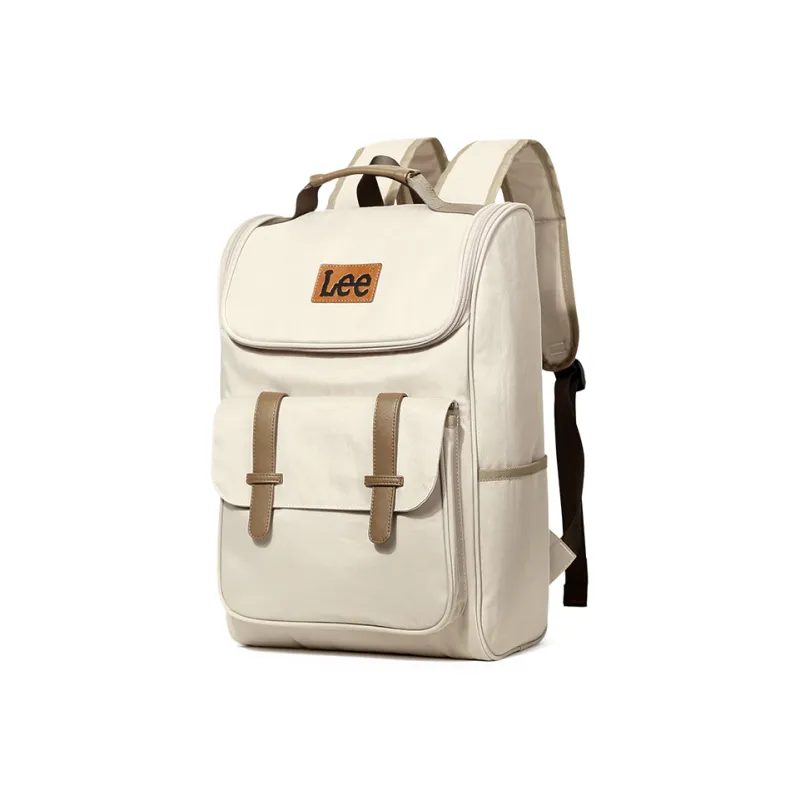 Lee Oxford Vintage Backpack Casual Bag Regular Unisex Khaki/Black-0