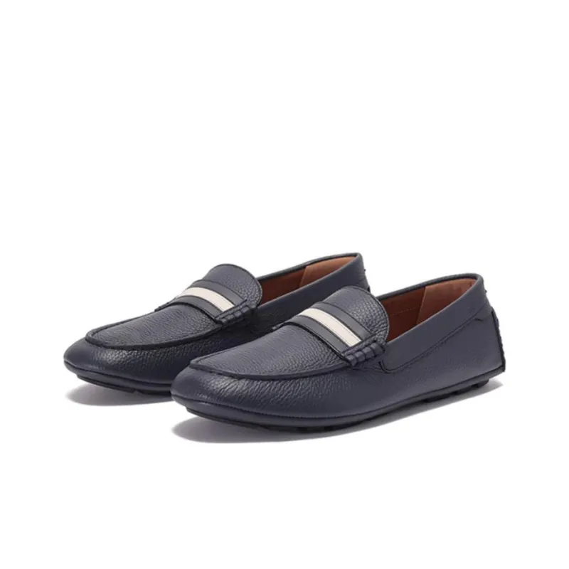 BALLY Kerbs Drivers Leather Loafers-2