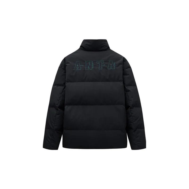 Anta Life Collection Down Jacket Unisex Basic Black-1