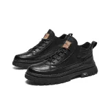 G.N.SHIJIA Work Boots Men Mid Top