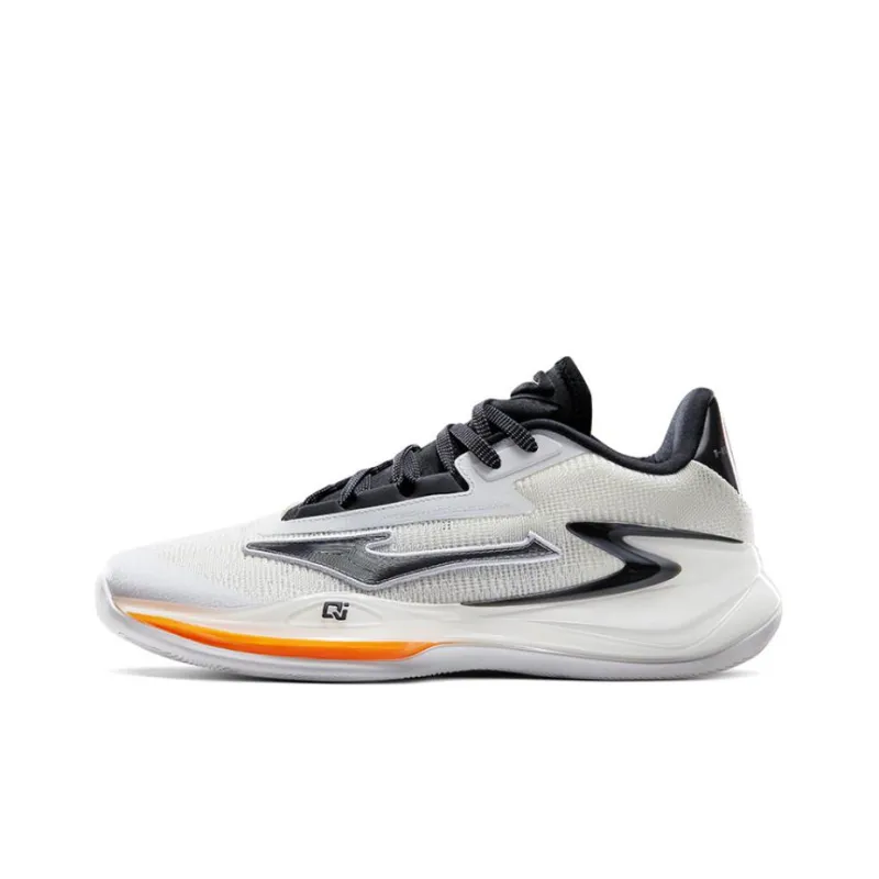 Erke Humble 1.0 Qi Technology, Game Ready Cushioning Slip Resistant Mid Top Basketball Shoes Men's Swan Color-0