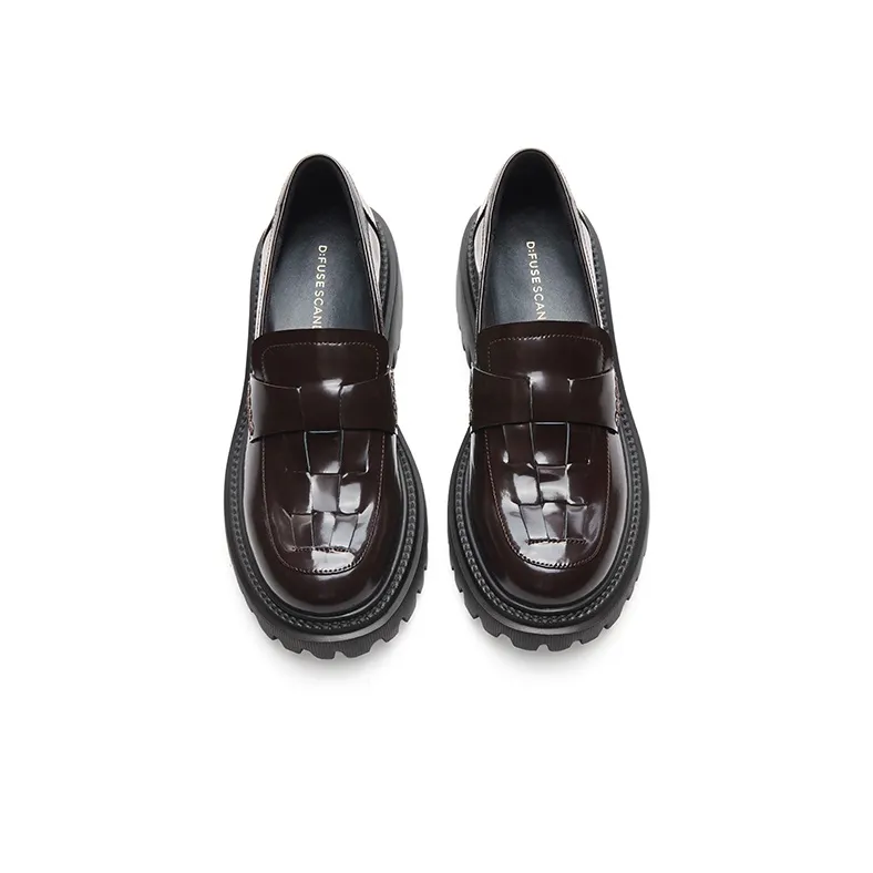 D FUSE SCANDINAVIA Loafers 6cm Women's Black-4