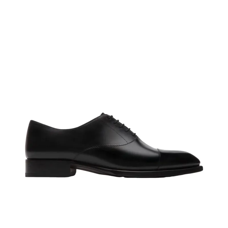 Brioni Dress Shoes Men Mid-Top Black-1