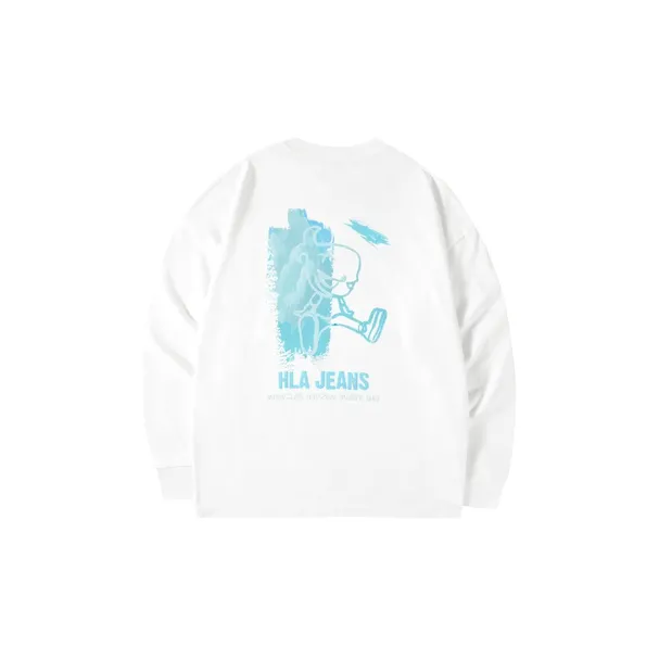 HLA JEANS T Shirts Unisex Ecru-1