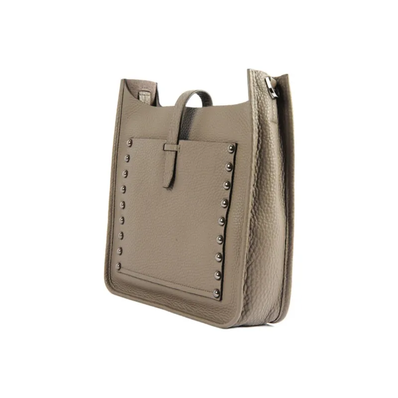 REBECCA MINKOFF Cow Leather Crossbody Bag Shoulder Bag Women's Light Khaki-1