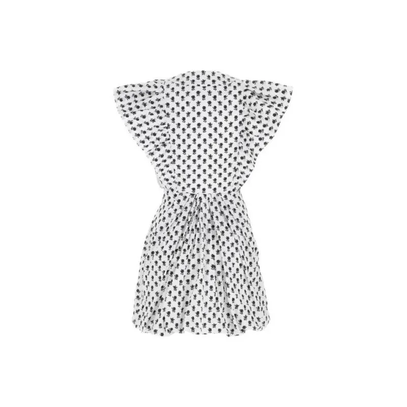 PHILOSOPHY DI LORENZO SERAFINI Floral Printed V Neck Dress-1