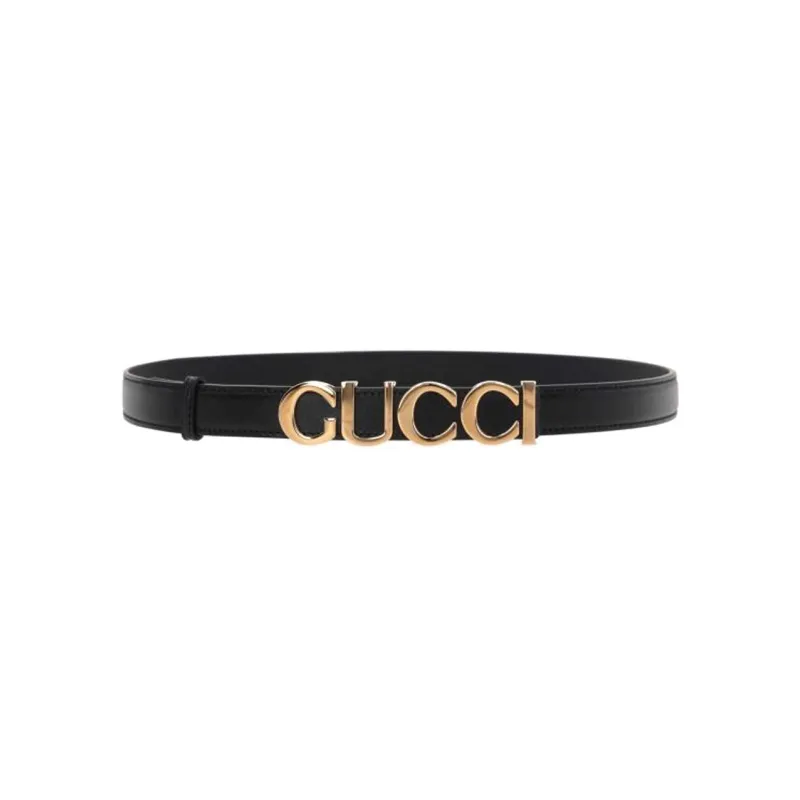 GUCCI Buckle Thin Belt-2