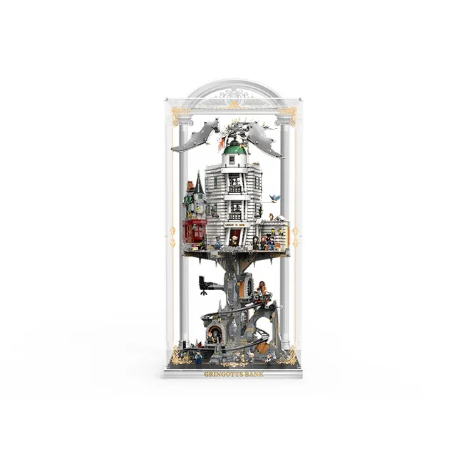 LIGHT YOUR BRICKS Joy Hundred Compatibility Building Block 76417 Harry Potter Gringotts Storage Box Model Accessories-10