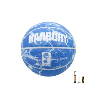 MARBURY Size 7 Ball Indoor Outdoor Universal Basketball PU Smoke Blue Color