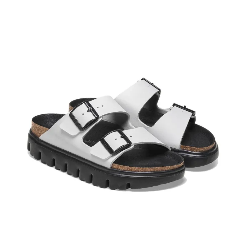 Birkenstock Slide Slippers 30mm Women's White-3