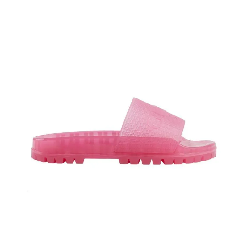 GUCCI X GUCCI Adilette Slide Transparent Pink Women's-1