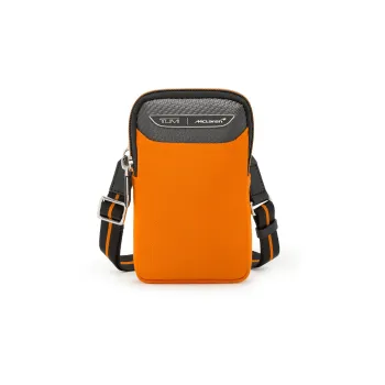 TUMI McLaren Collaboration Fabric Sling Bag Shoulder Bag Crossbody Bag Small Size Men's Papaya Color