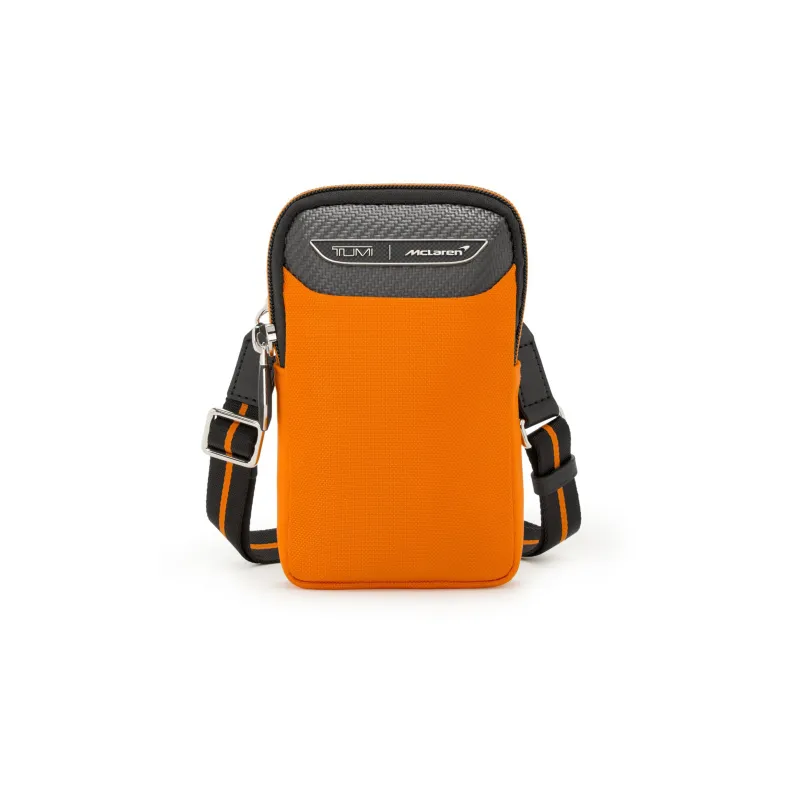 TUMI McLaren Collaboration Fabric Sling Bag Shoulder Bag Crossbody Bag Small Size Men's Papaya Color-0