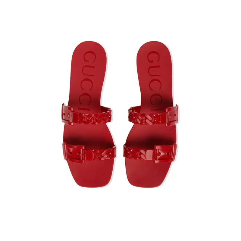 GUCCI Rubber Sandals Women's-3